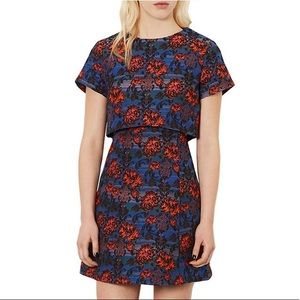 Topshop Crocus Print Tiered Dress (NWOT)